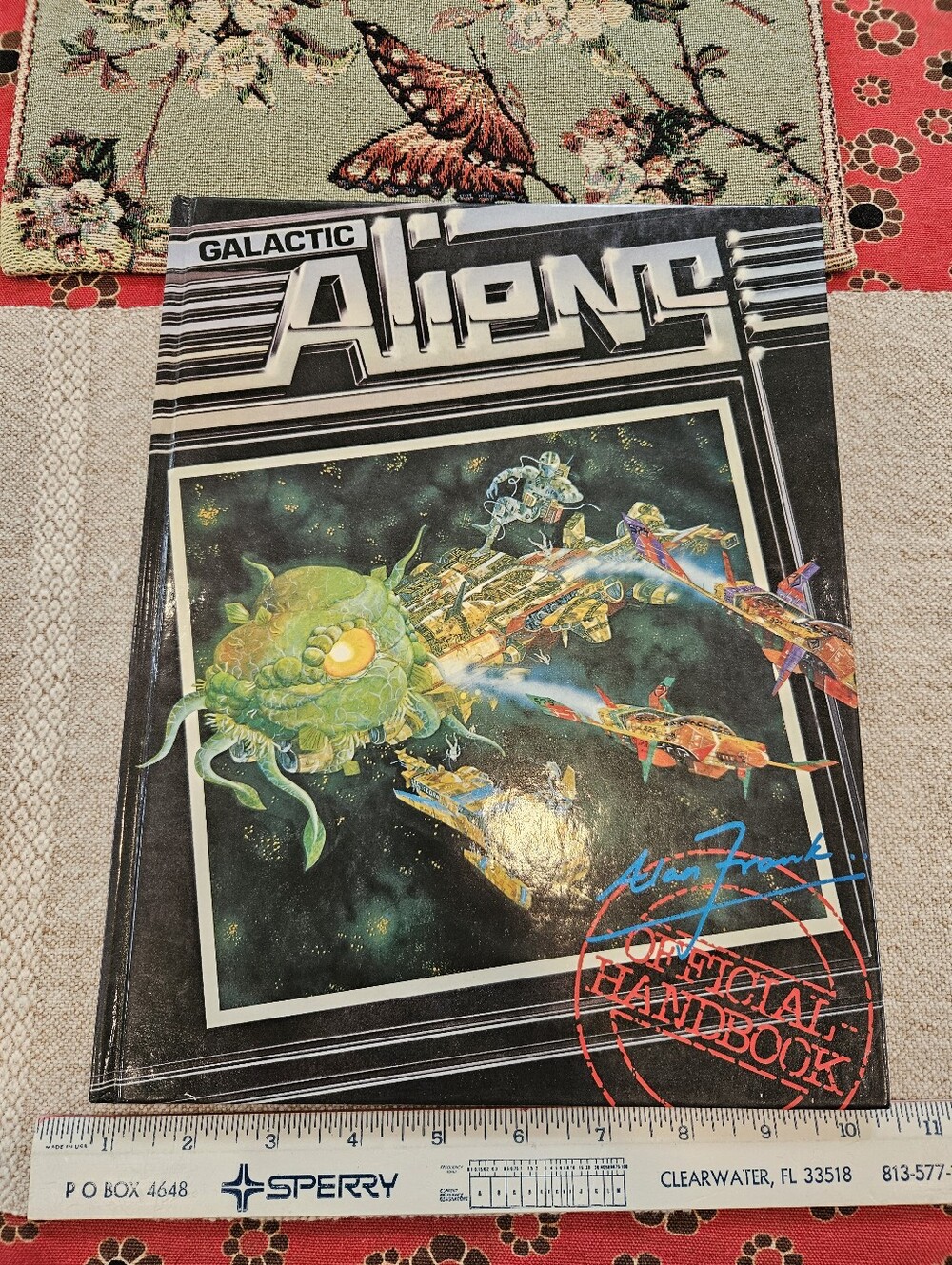 Galactic Aliens by Alan Frank 1979 Hardcover Sci-Fi Art Handbook UFO Space Book